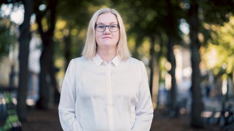 Pressbild Marie Pettersson Hallberg, chef avdelningen för statsbidrag