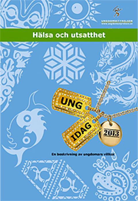 Bling bling! Guldsmycke med präglad text: Ung idag 2013