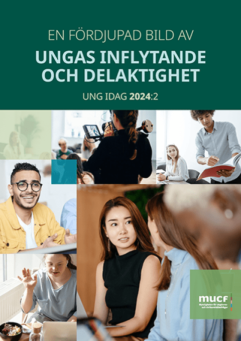 Framsida av fördjupningsdelen av rapporten Ung idag 2024