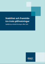 Framsida Villkorsrapporten: Stabilitet och framtidstro trots påfrestningar
