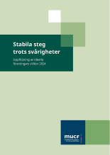 Rapporten Stabila steg trots svårigheter, Uppföljning av ideella föreningars villkor 2024
